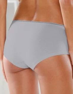 Shorty Imprimé «motifs Cœur» En Coton – Lot De 4 Assortis -Lingerie Séries Magasin 700172 C01 zoomx vue2