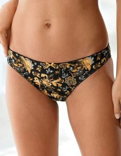 Slip Coton Imprimé "graphique" - Lot De 4