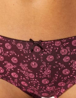 Shorty Imprimé «flocons» En Coton – Lot De 4 Assortis -Lingerie Séries Magasin 700312 C01 zoomx vue3