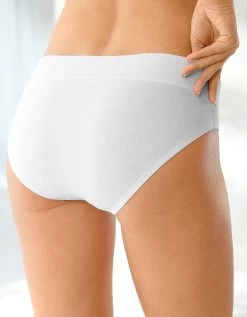 Culotte Midi Coton Stretch Ceinture Confort - Lot De 2 9 Culotte Midi Coton Stretch Ceinture Confort - Lot De 2 -Lingerie Séries Magasin 700391 C01 zoomx vue4