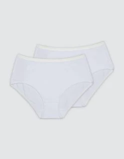 Playtex Culotte Coton Biologique Forme Maxi - Lot De 2 5 Playtex Culotte Coton Biologique Forme Maxi - Lot De 2 -Lingerie Séries Magasin 700406 C01 zoomx vue3