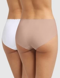 DIM Culotte Haute Coton Stretch Body Touch- Lot De 2 3 DIM Culotte Haute Coton Stretch Body Touch- Lot De 2 -Lingerie Séries Magasin 700407 C00 zoomx vue2