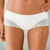 Shorty Uni Coton Stretch Et Dentelle - Lot De 3