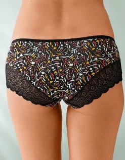 Shorty Coton Stretch Imprimé Et Dentelle - Lot De 3 -Lingerie Séries Magasin 700423 C01 zoomx vue7