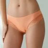 Culotte Forme Midi Coton Imprimé "fruits" Stretch Et Dentelle - Lot De 3