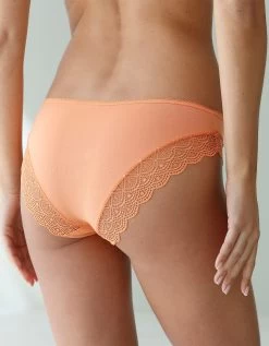 Culotte Forme Midi Coton Imprimé "fruits" Stretch Et Dentelle - Lot De 3 -Lingerie Séries Magasin 700478 C01 zoomx vue6