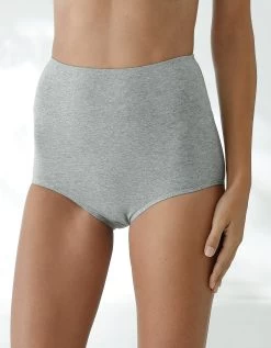 Culotte Coton Stretch Taille Très Haute Couvrante - Lot De 2
