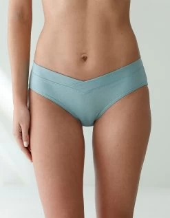 Culotte Coton Stretch Forme Midi Ceinture Basse - Lot De 2