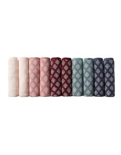 Culotte Forme Taï En Coton Extensible Imprimées "losanges" – Lot De 10 -Lingerie Séries Magasin 700498 C01 zoomx vue3