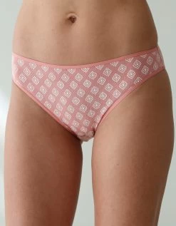 Culotte Forme Taï En Coton Extensible Imprimées "losanges" – Lot De 10 -Lingerie Séries Magasin 700498 C01 zoomx vue5
