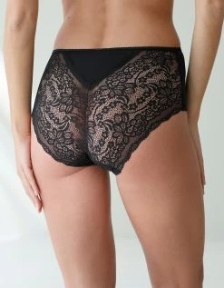 Culotte Forme Maxi Microfibre Dos Dentelle Stretch – Lot De 3