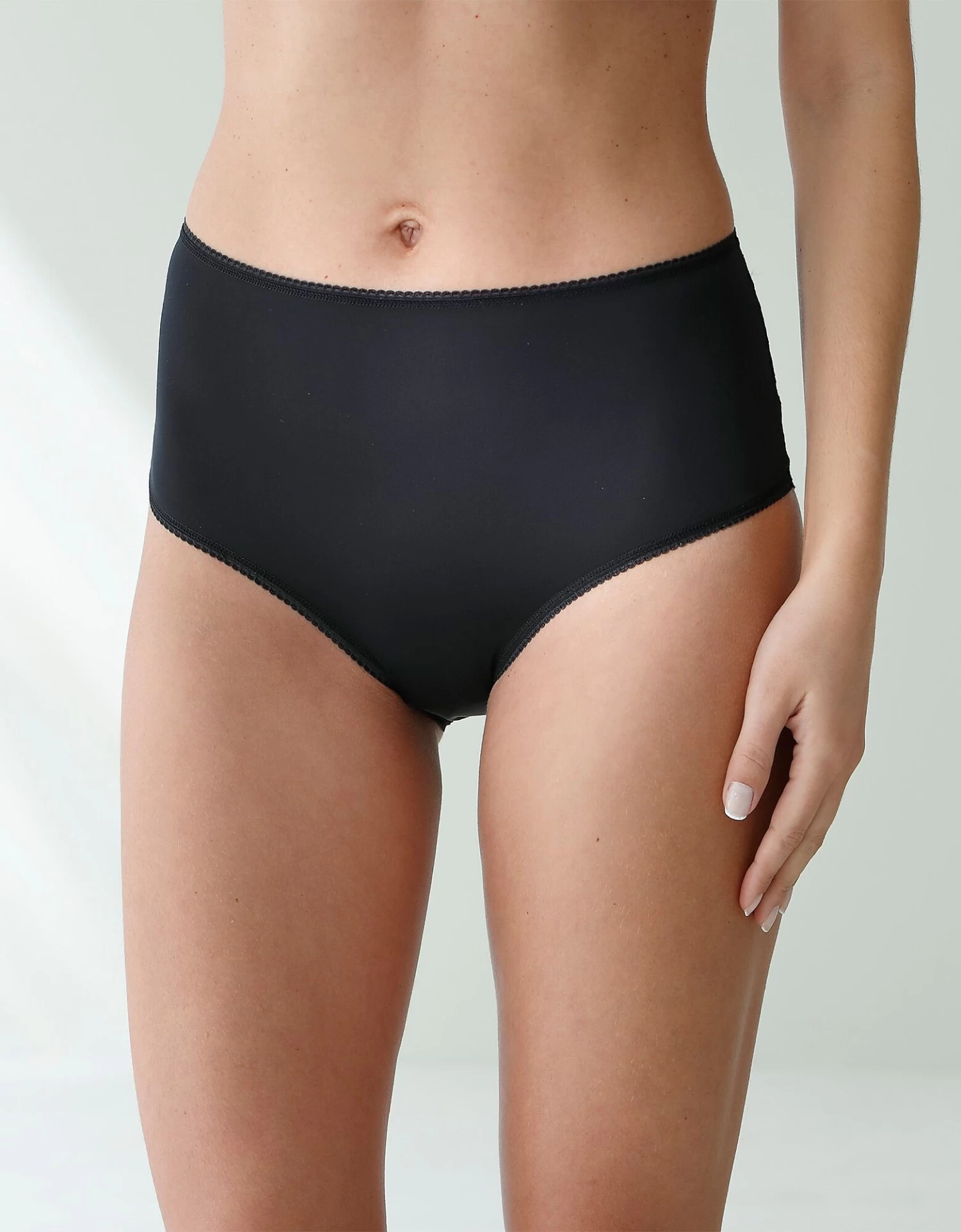 Culotte Forme Maxi Microfibre Dos Dentelle Stretch – Lot De 3 4 Culotte Forme Maxi Microfibre Dos Dentelle Stretch – Lot De 3 – Image 4