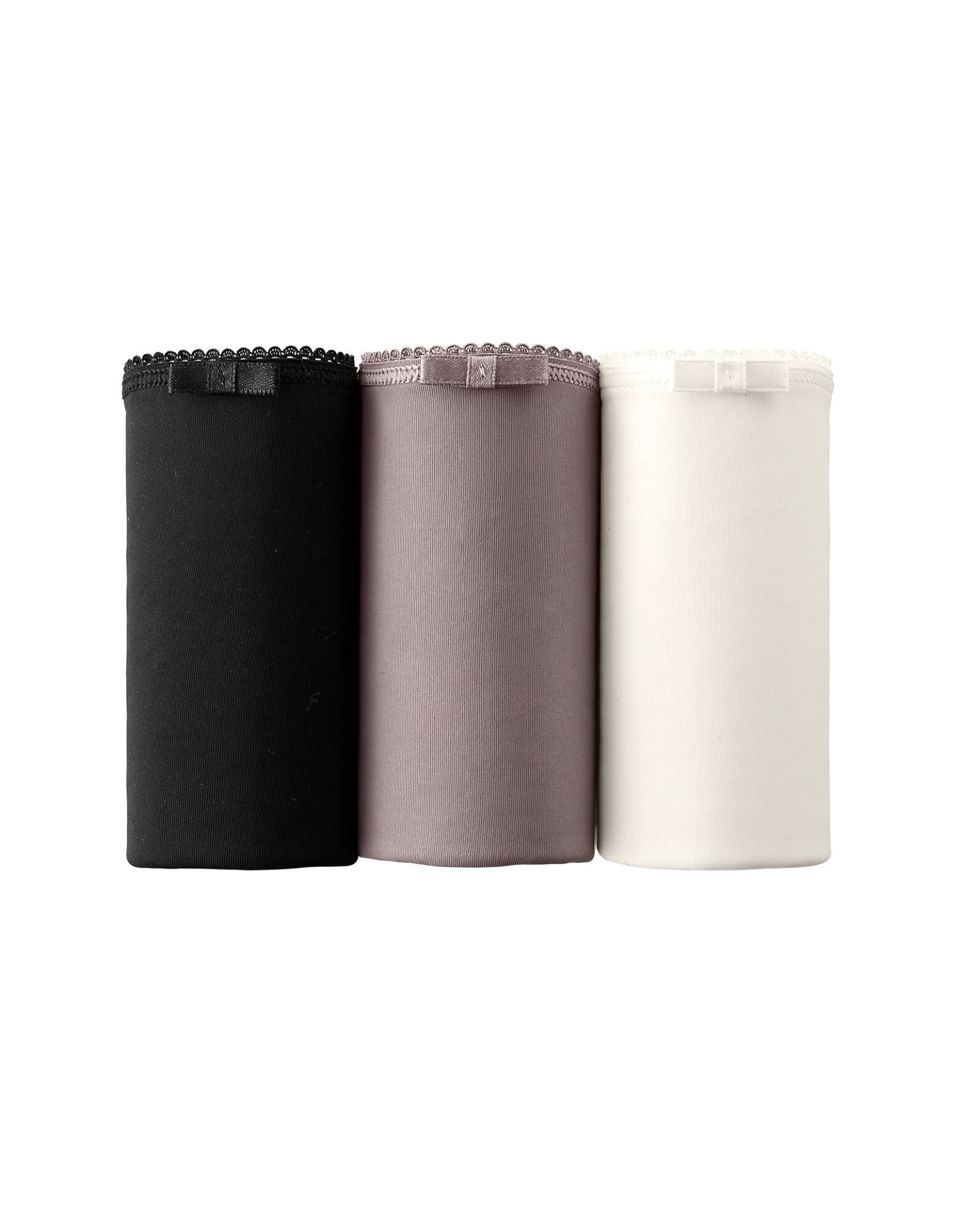 Culotte Forme Maxi Microfibre Dos Dentelle Stretch – Lot De 3 6 Culotte Forme Maxi Microfibre Dos Dentelle Stretch – Lot De 3 – Image 6