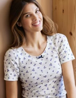 Tee-shirt Manches Courtes Maille Jacquard - Lot De 2