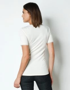 Tee-shirt Manches Courtes Chaleur Seconde Peau Et Détails Dentelle -Lingerie Séries Magasin 700523 C02 zoomx vue6