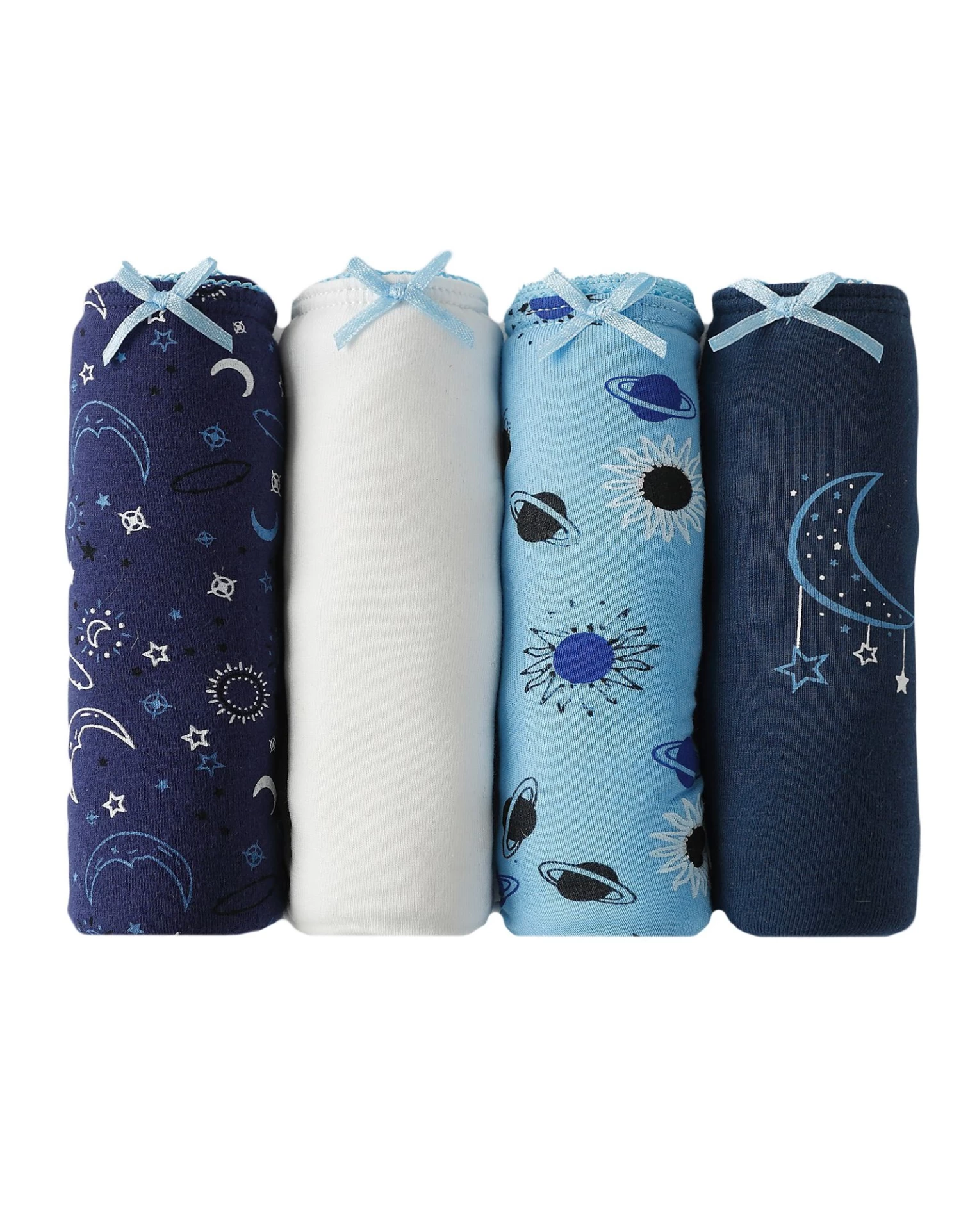 Slip Coton Imprimé "cosmic" - Lot De 4 6 Slip Coton Imprimé "cosmic" - Lot De 4 – Image 6