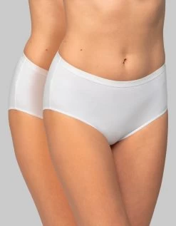 Playtex Culotte Coton Biologique(1) Forme Midi - Lot De 2