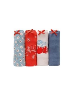 Slip Coton Imprimé Motifs "cerises" Assortis – Lot De 4 -Lingerie Séries Magasin 700553 C01 zoomx vue7