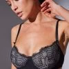 Soutien-gorge Forme Corbeille Tulle Et Dentelle Kaloka - Avec Armatures