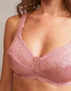 Soutien-gorge Maille Satinée Et Dentelle Salford Sans Armatures - Lot De 2 -Lingerie Séries Magasin 701193 C04 zoomx vue3