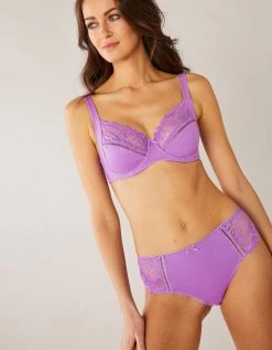 Soutien-gorge Coton Stretch Et Dentelle Agra - Avec Armatures -Lingerie Séries Magasin 701557 C08 zoomx vue6