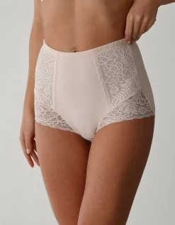 Gaine Affinante Plastron Dentelle - Maintien