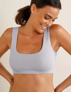 Brassière Confort Coton Stretch Doublé Sans Armatures - Lot De 2 -Lingerie Séries Magasin 701699 C00 zoomx vue5