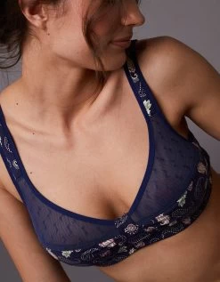 Soutien-gorge Coton Imprimé Cachemire Casma - Sans Armatures -Lingerie Séries Magasin 701856 C01 zoomx vue4