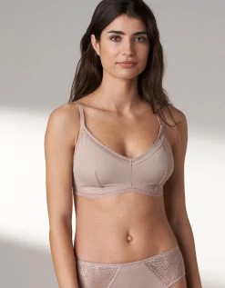 Soutien-gorge Triangle Microfibre Et Dentelle Camana - Sans Armatures