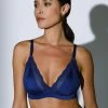 Soutien-gorge Forme Triangle Satin Et Dentelle Nauta- Sans Armatures
