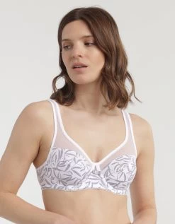 DIM Soutien-gorge Generous Coton Bio(1) Imprimé Bambou - Avec Armatures