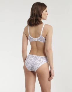 DIM Soutien-gorge Generous Coton Bio(1) Imprimé Bambou - Avec Armatures -Lingerie Séries Magasin 701925 C01 zoomx vue4