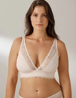 Soutien-gorge Forme Foulard En Dentelle Stretch Taripa - Sans Armatures