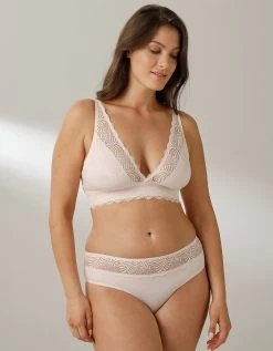 Soutien-gorge Forme Foulard En Dentelle Stretch Taripa - Sans Armatures -Lingerie Séries Magasin 701967 C00 zoomx vue4