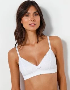 Soutien-gorge Forme Triangle Microfibre Et Dentelle- Sans Armatures 9 Soutien-gorge Forme Triangle Microfibre Et Dentelle- Sans Armatures -Lingerie Séries Magasin 701984 C01 zoomx vue5