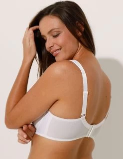 Soutien-gorge Grand Maintien Maille Satinée Et Tulle - Avec Armatures -Lingerie Séries Magasin 701986 C00 zoomx vue4