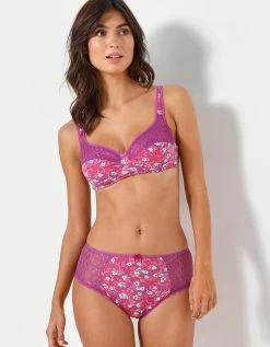 Soutien-gorge Coton Imprimé Fleuri Coria - Sans Armatures -Lingerie Séries Magasin 701996 C01 zoomx vue6