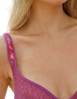 Soutien-gorge Dentelle Coria Imprimé Fleuri - Avec Armatures -Lingerie Séries Magasin 701997 C01 zoomx vue5