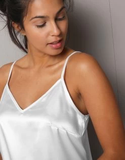 Combinette Satin - Bretelles Réglables -Lingerie Séries Magasin 702318 C00 zoomx vue3