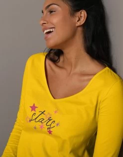 Tee-shirt De Pyjama Manches Longues Imprimé Estrella -Lingerie Séries Magasin 703024 C01 zoom detailRFP