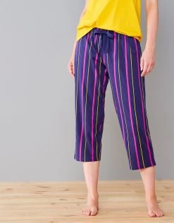 Pantacourt De Pyjama Imprimé Rayé Estrella - Coton