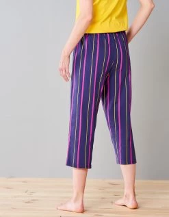 Pantacourt De Pyjama Imprimé Rayé Estrella - Coton 6 Pantacourt De Pyjama Imprimé Rayé Estrella - Coton -Lingerie Séries Magasin 703026 C01 zoomx vue3