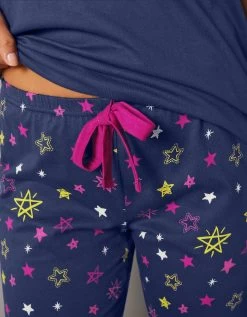 Pantalon De Pyjama Imprimé étoiles Estrella - Coton -Lingerie Séries Magasin 703028 C01 zoom detailRFP