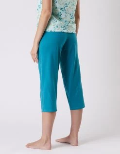 Pantalon Court Pyjama Imprimé Placé "jardin Secret" -Lingerie Séries Magasin 703074 C01 zoomx vue2