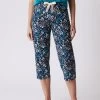 Pantalon Court Pyjama Imprimé Floral