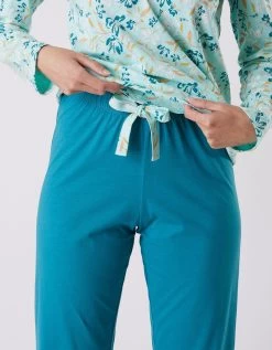 Pantalon Pyjama Coton Imprimé "jardin Secret" -Lingerie Séries Magasin 703076 C01 zoomx vue4