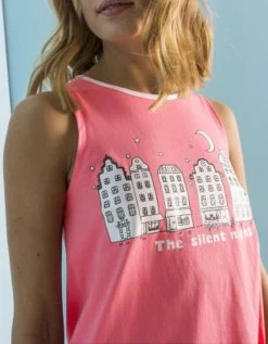 Pyjama Short Fantaisie Ville étoilée -Lingerie Séries Magasin 703082 00 4