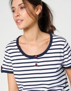 Pyjama Pantacourt Coton Manches Courtes -Lingerie Séries Magasin 703173 C01 zoomx vue3