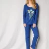Pyjama Manches Longues Motif "rosaces"