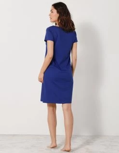 Chemise De Nuit Courte Manches Courtes Motif "rosaces" 9 Chemise De Nuit Courte Manches Courtes Motif "rosaces" -Lingerie Séries Magasin 703208 C01 zoomx vue4